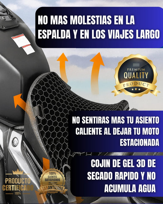 Cojin de gel de silicona de lujo