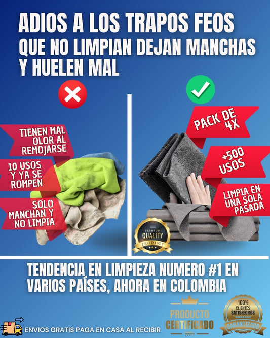 Paños mágicos de Lujo (pack de 4 unidades)